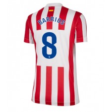 Atletico Madrid Pablo Barrios #8 Hjemmedrakt Kvinner 2025-26 Kortermet
